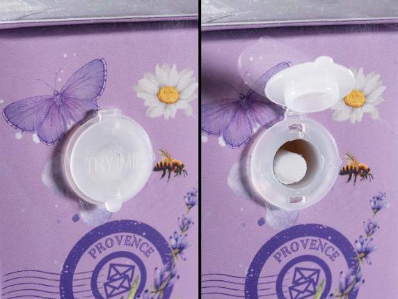 Profumatore per ambienti 70 ml con stick a fiore di lavanda