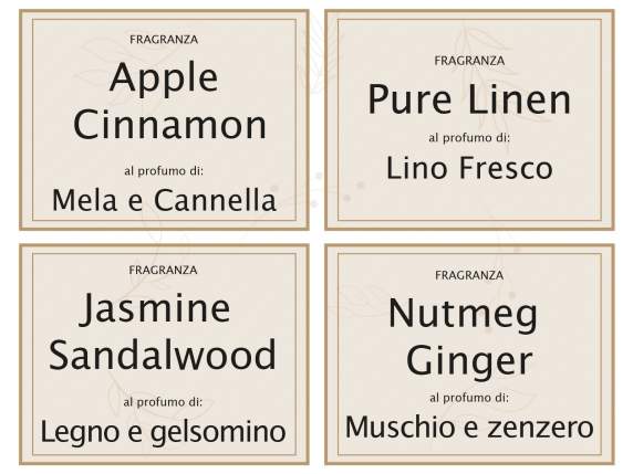 Mini profumatore ambiente 10 ml con stick legno natalizio