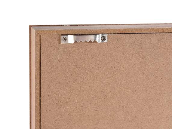 Quadretto in legno Presepe con luce LED
