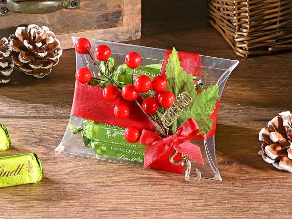 Rametto di bacche rosse artificiali