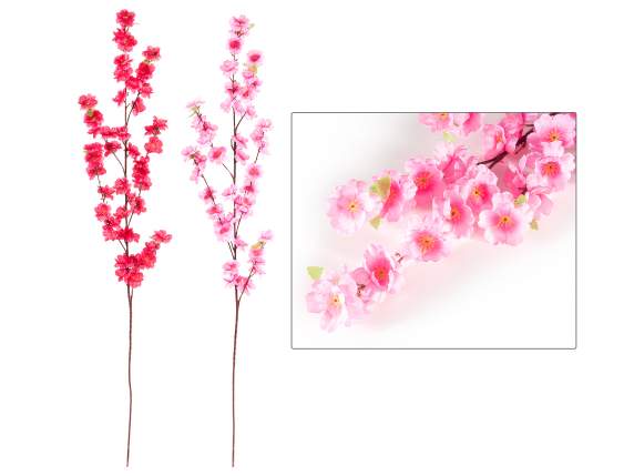 Ramo di fiori di ciliegio artificiale