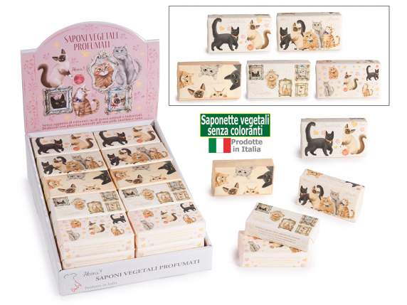 Saponetta vegetale profumata 150 g senza coloranti
