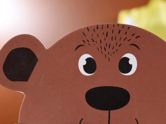 Scatola bauletto in carta Birba Bear con finestra