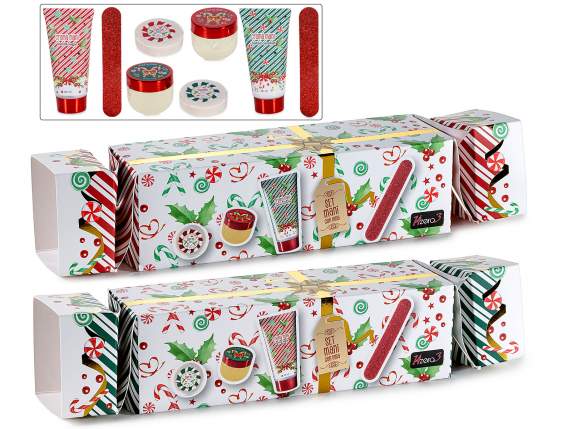 Confezione regalo con 3 prodotti per la cura mani e lima