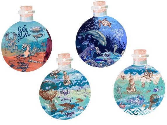 Sottopentola in ceramica a bottiglia con base sughero