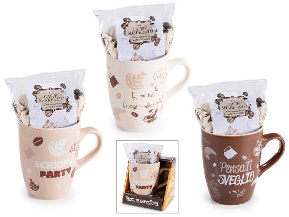 Infuso per tisana a freddo 40g in tazza in porcellana 300ml
