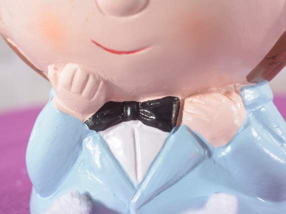 Vasetto in ceramica colorata bimbi gambelunghe