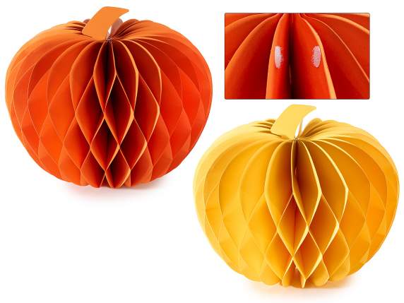 Zucca decorativa pieghevole in carta a nido dape