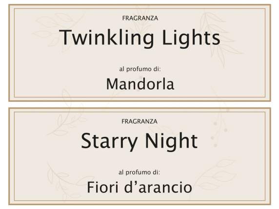 Vela perfumada tarro de vidrio con adornos navideños dorados