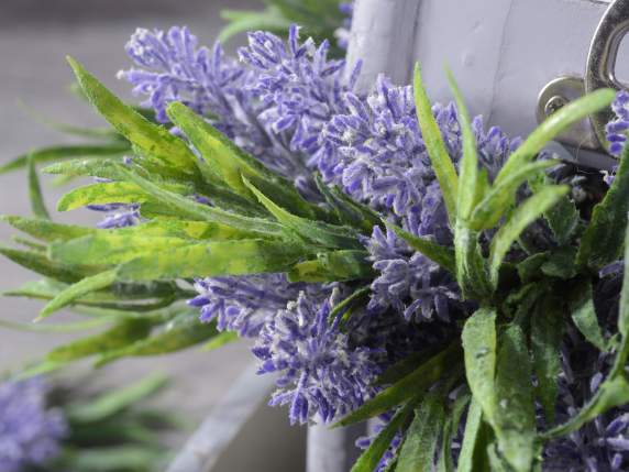 Mazzolino con 3 rametti di lavanda artificiale