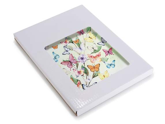 Mug en porcelaine de 350 ml à décor floral, présenté dans un