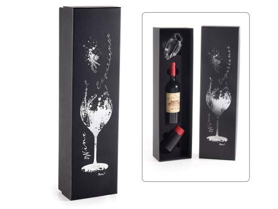 Pachet cadou cu 3 accesorii somelier pentru vin