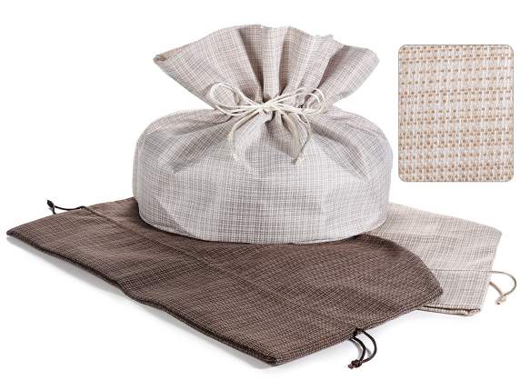 Sac en tissu à cordon pour colombes