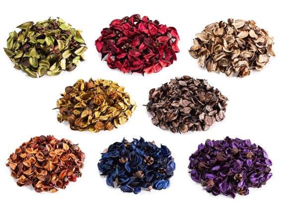 Sachet de 50 g de pot-pourri parfumé avec nœud en raphia