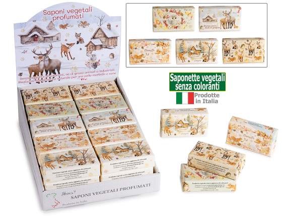 Savon végétal de Noël 150 g sans colorants