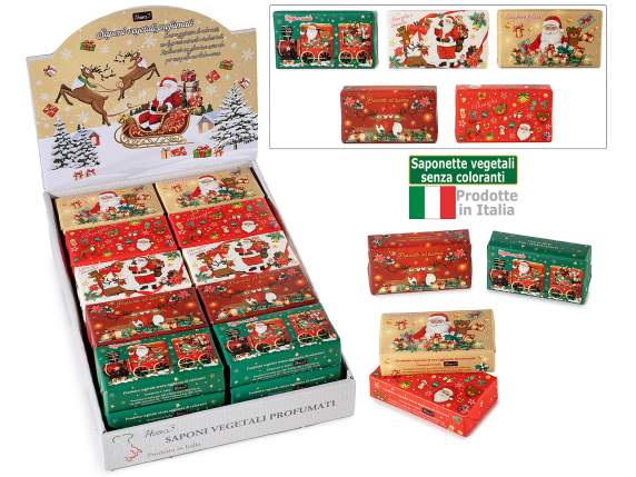 Savon végétal de Noël sans colorants, 150 g