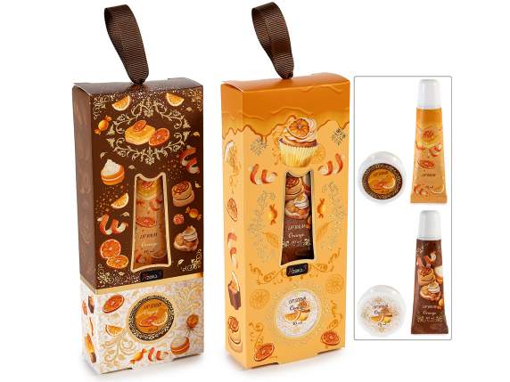 Set cadou cu 10 g scrub și 10 g balsam de buze