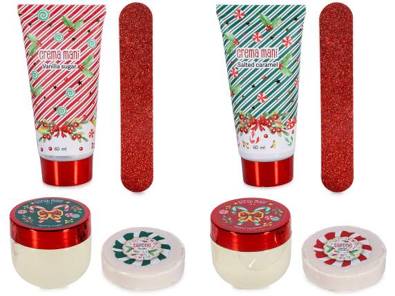 Set cadou cu 3 produse de îngrijire a mâinilor și pilă