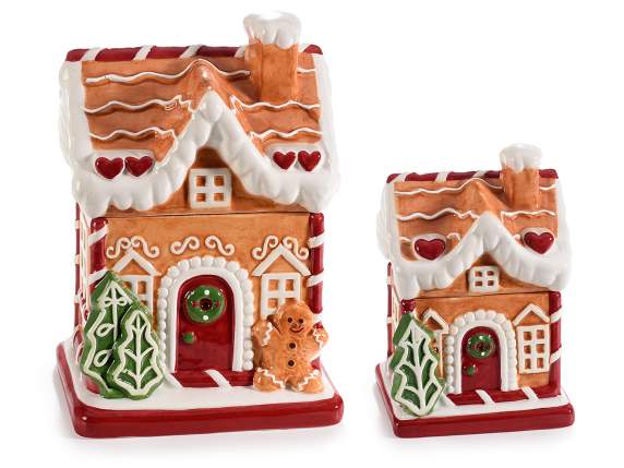 Set 2 borcane din ceramica pentru alimente pentru casa