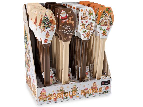 Spatula din silicon cu decoraiuni de turta dulce