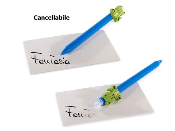 Stylo animal effaçable et rechargeable