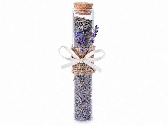 Tub de testare din sticla alimentara de 35ml cu dop de pluta