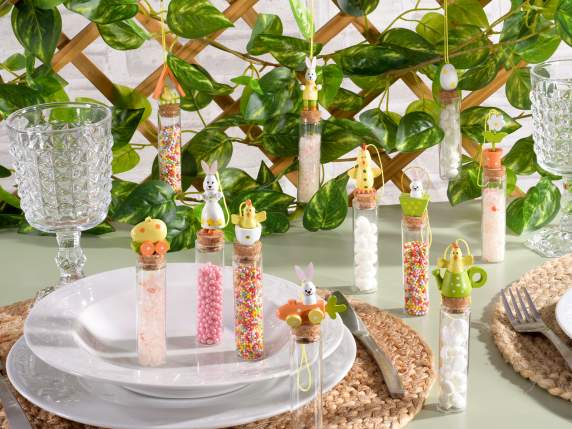 Eprubeta din sticla alimentara de 20 ml cu decor de Pate