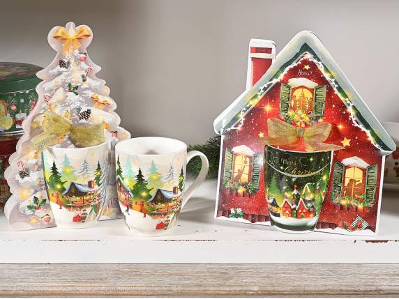 Mug en porcelaine de Noël 300 ml