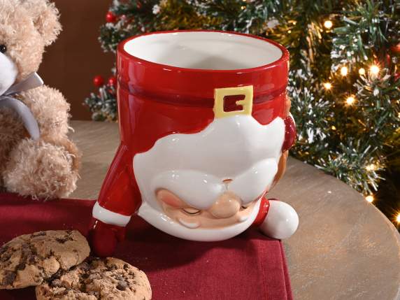 Mug en céramique 550 ml Père Noël à lenvers