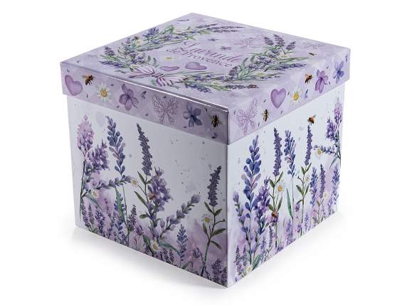 Set taza, tetera y platillo de porcelana con decoraciones