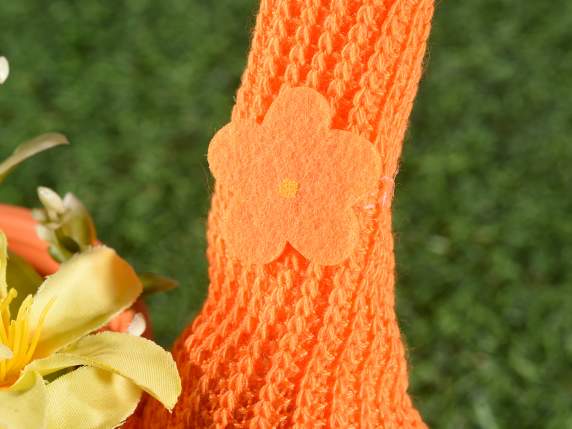 Vase en céramique avec gnome à longues jambes