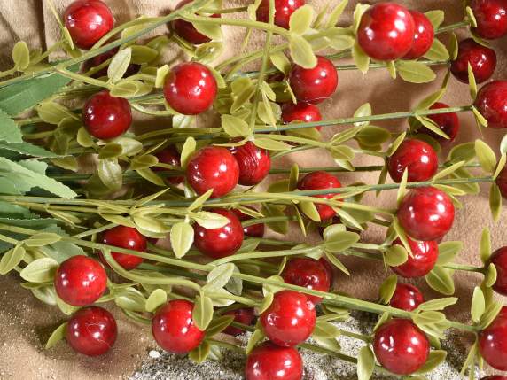 Ramita de flores de higo artificial