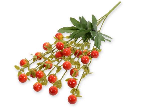 Ramita de flores de higo artificial