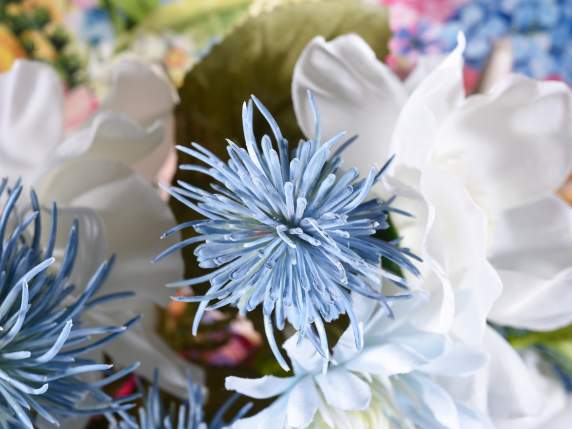 Bouquet dhellébore et pissenlit artificiels
