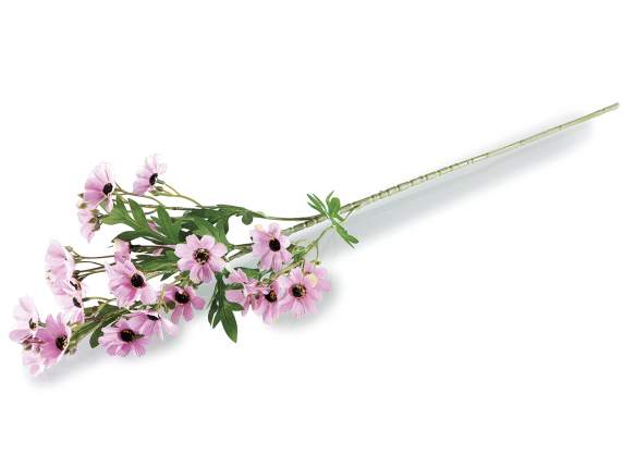 Branche de fleurs sauvages artificielles