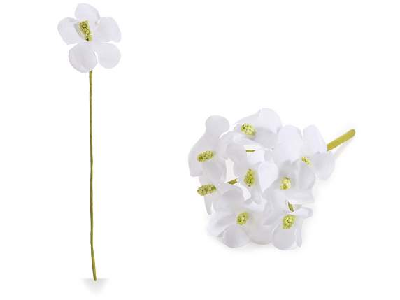 Bouquet de 8 fleurs artificielles