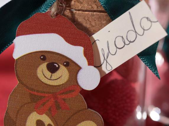 Présentoir de 60 décorations de Noël vintage à suspendre