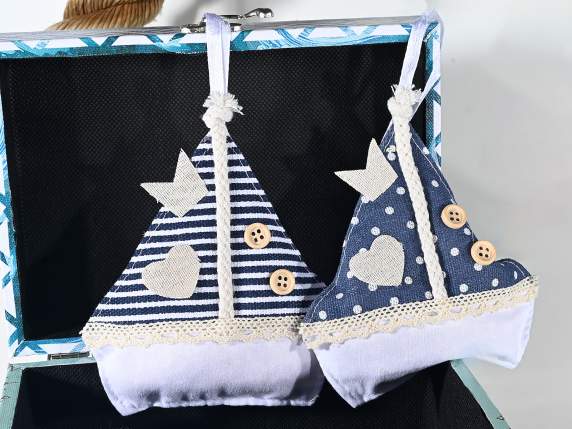 Sac à voile avec zip au dos et cordon de suspension