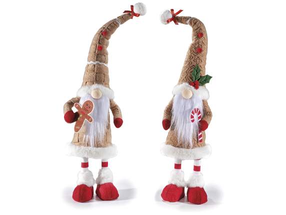 Père Noël balançant avec décoration à placer