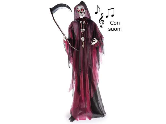 Personaj de Halloween cu piedestal, lumini și sunete