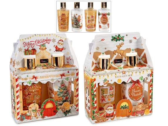 Gift set: 240ml shower gel and 240ml body cream