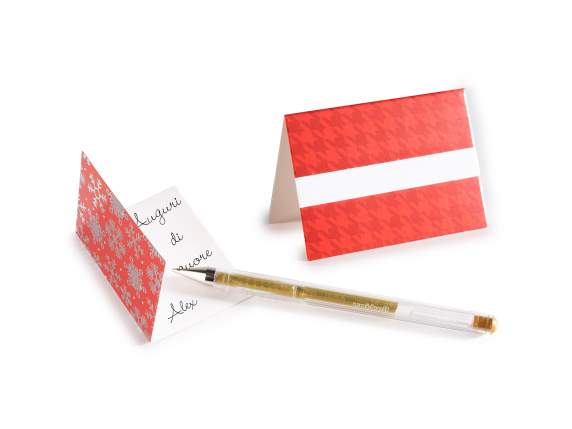 Pack of 36 Christmas greeting cards in paper