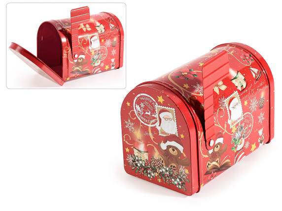 Metal letter box Christmas fairy tale