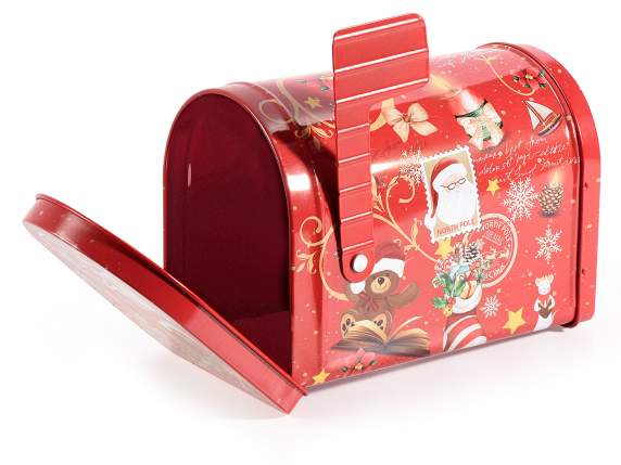 Metal letter box Christmas fairy tale