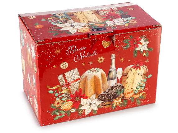 500ml porcelain Christmas teapot with sweets print