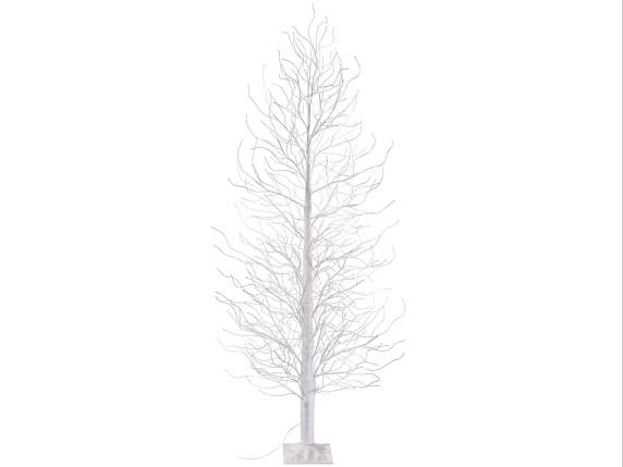 Diamond 2.40H white tree lights, 2000 warm white LEDs, 320 b
