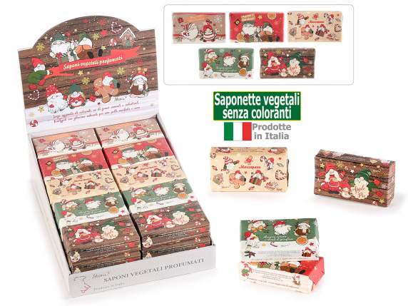Vegetable soap 150gr without dyes in display