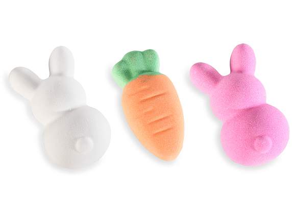 Gift pack of 3 bunny and carrot bath bombs