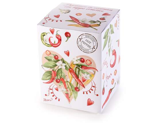 AmorePiccante ceramic food jar in gift box