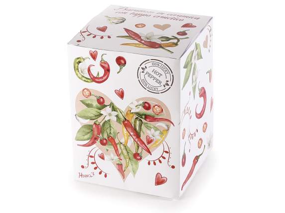 AmorePiccante ceramic food jar in gift box